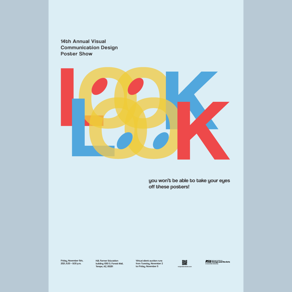 Look Look VCD Poster – Chloe Gamblin Graphic Design